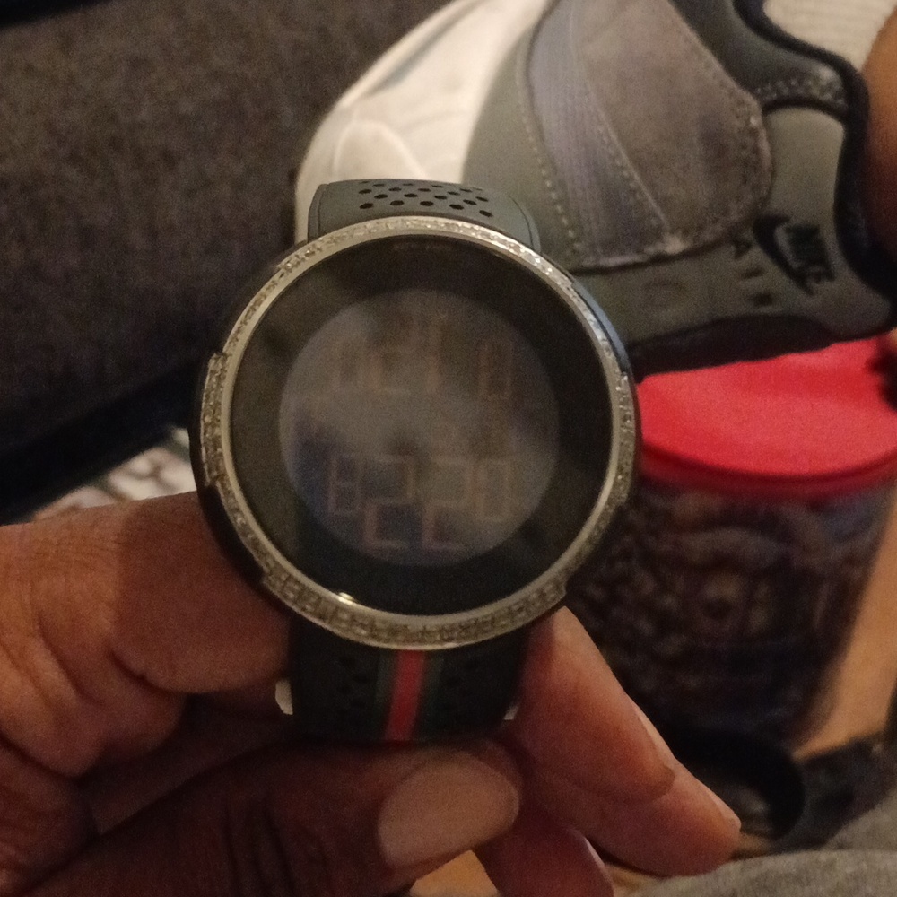 Authentic Gucci diamond watch
